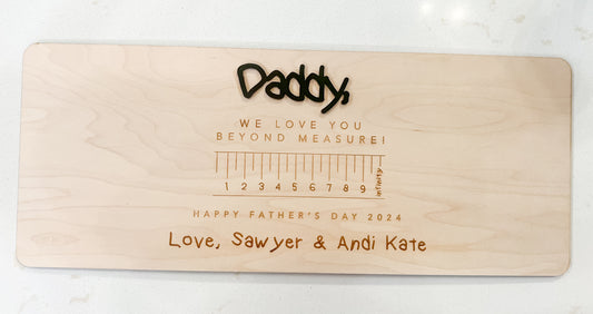 Loved Beyond Measure Father’s Day Handprint Board