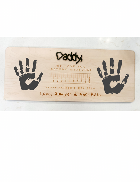 Loved Beyond Measure Father’s Day Handprint Board