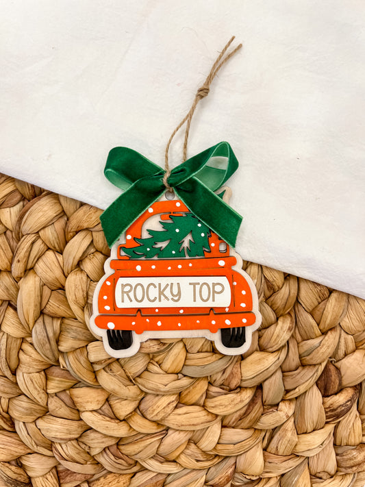 Rocky Top Truck Ornament