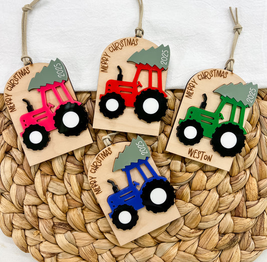 Little Tractor Ornament