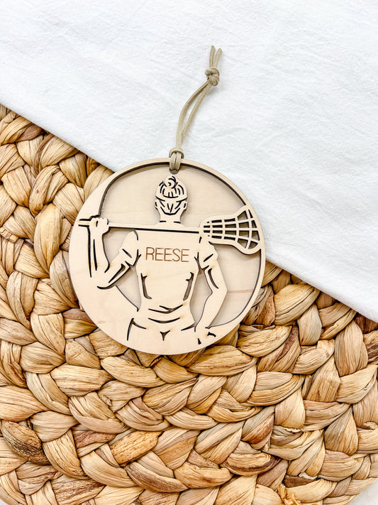 Lacrosse Ornament