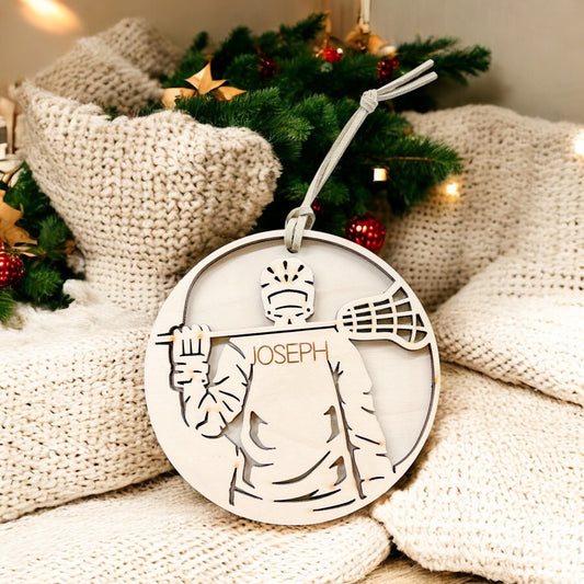 Lacrosse Ornament