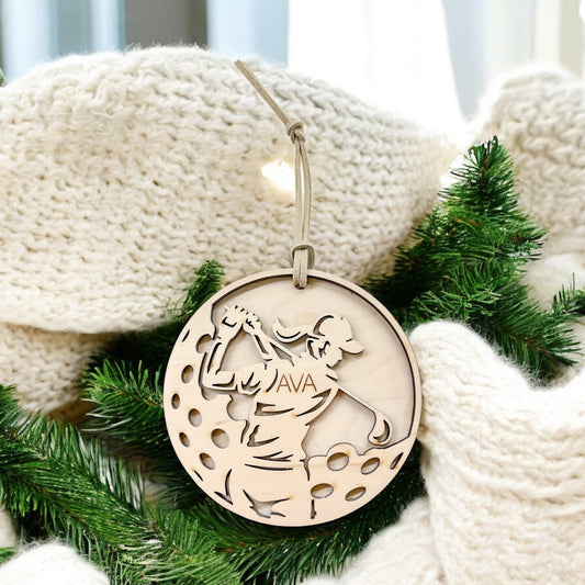 Maple Golf Ornament