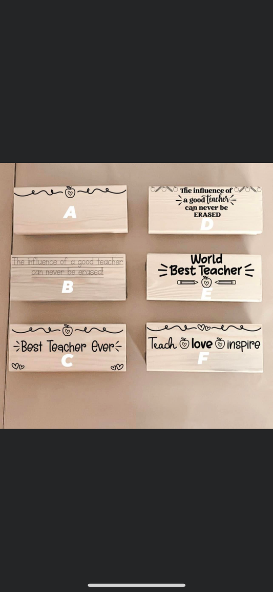 Personalized Teacher Eraser