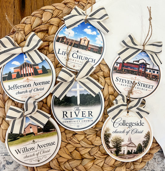 Personalized Church Ornament