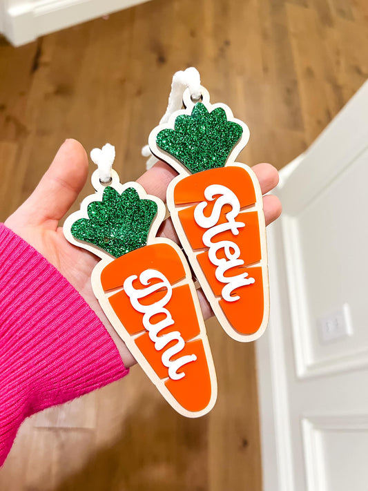 Easter Carrot Tags
